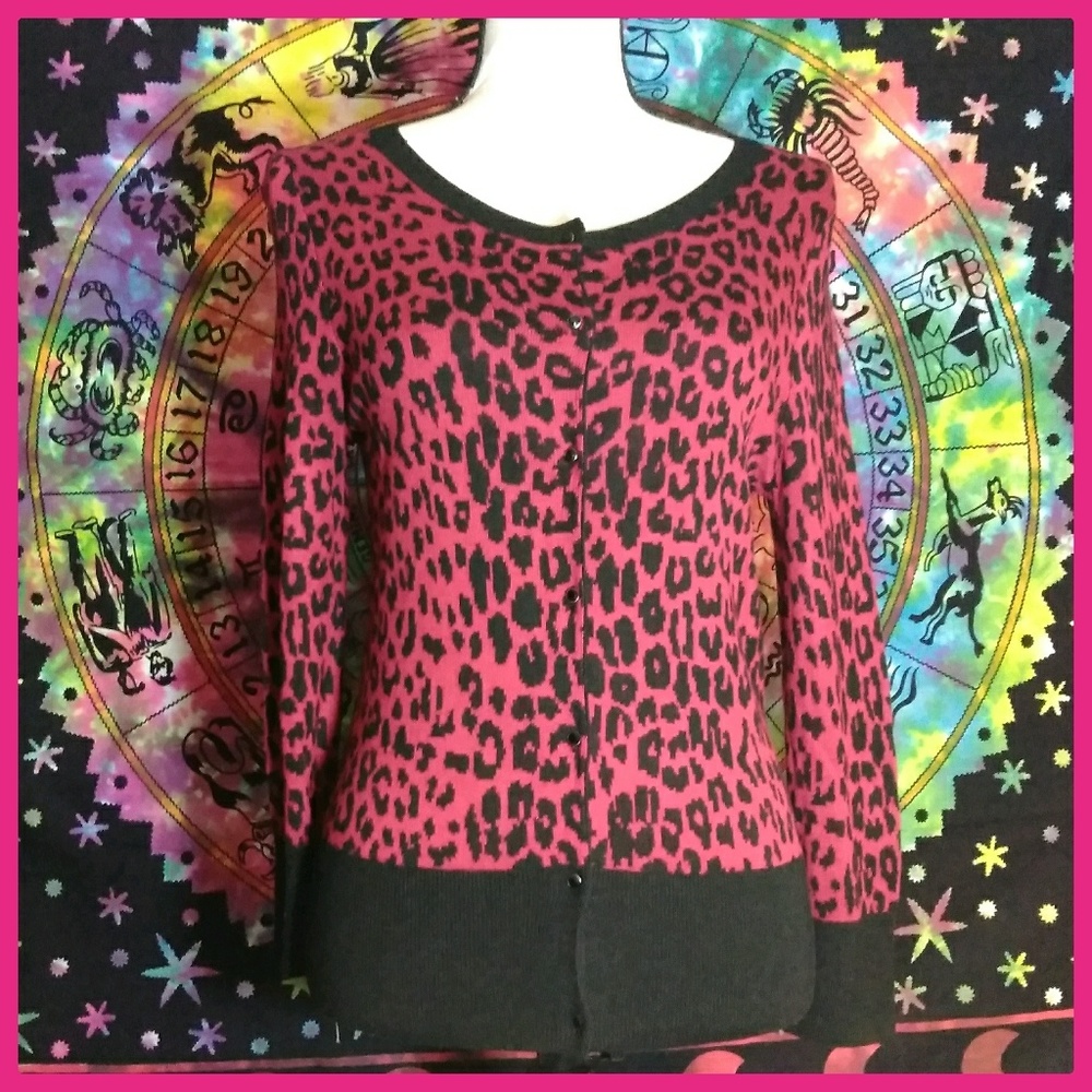 **NWT** Express Cheetah Print Cardigan